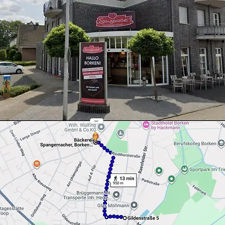 Semesterbostad Neu Renovierte Mit 2 Schlafzimmern, Kueche & Waschtrockner - 900 M Zentrum Borken (North Rhine-Westphalia)